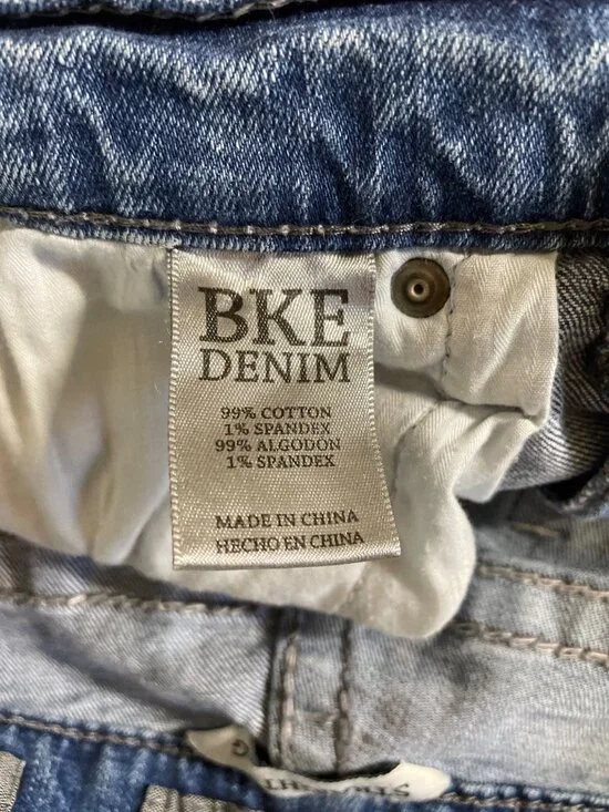 BKE Jake Straight Leg Medium Wash Denim Jeans Mens Size 33XL 33x36 - Picture 8 of 9